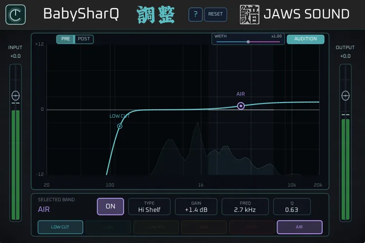 Baby SharQ — 調整
