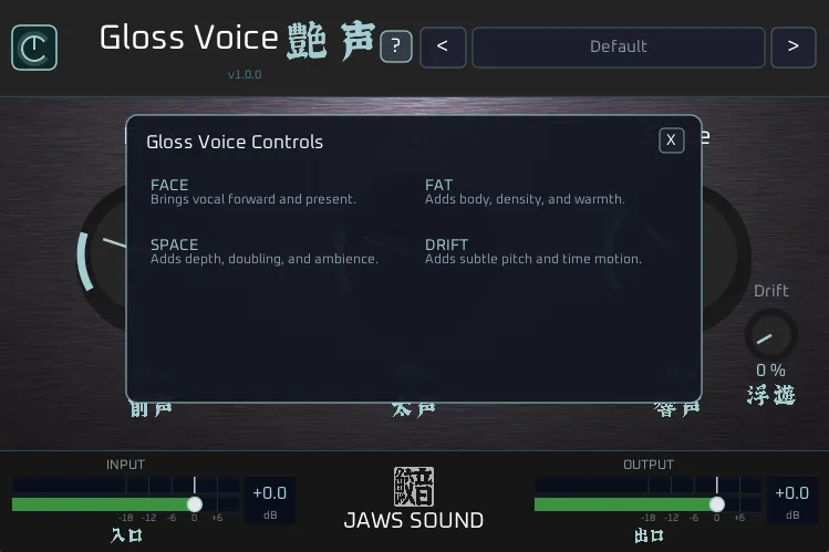 Gloss Voice — Guide