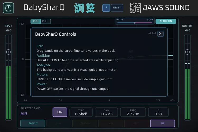 Baby SharQ — Guide