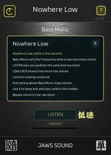 Nowhere Low — Guide
